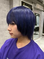 ルイス(L'wis)&nbsp;メンズエクステ　【比佐野】　ウルフ/20代/ラベンダーカラー