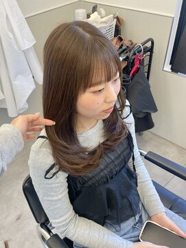 ゴウトゥデイシェアサロン 町田店(GO TODAY SHAiRE SALON) ブリーチ無しオリーブカラー♪