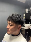 短くても◯大人かっこいいツイストパーマ【西宮北口/理容室】