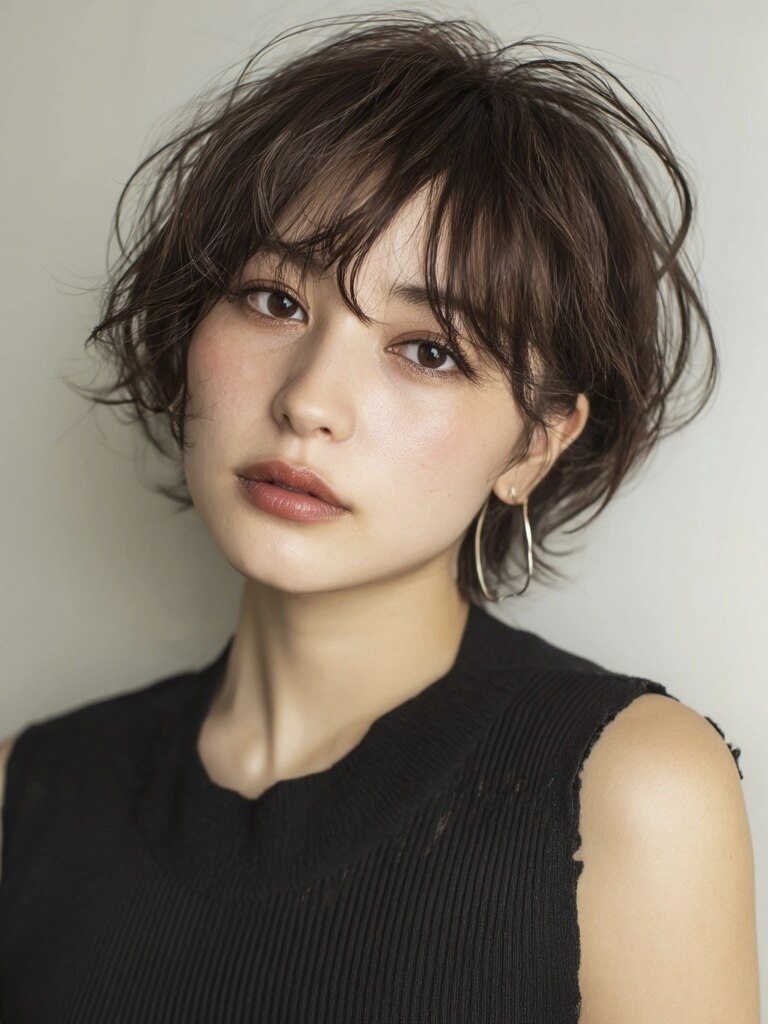 2026年冬】アッシュブラウン ショートの髪型・ヘアアレンジ｜人気順｜5