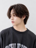 ネオリーブ クーロ メゾン 横浜(Neolive curro Maison)&nbsp;韓国マッシュ　センターパートフェザーパーマ　MEN’S HAIR