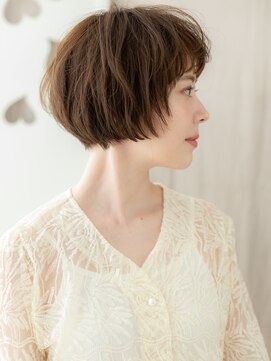 カバーヘア 上尾西口店(COVER HAIR) ラウンドバング大人ショートヘア小顔マッシュボブ30代40代X上尾