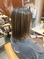 キャメル ヘアーデザイン(Camel hairdesign)&nbsp;ダブルカラーベージュ大人可愛いハイライトシャンパンベージュ