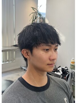 フィルムス 柏(FILMS) men's/メンズ/リバースセンターパート/ニュアンスパーマ/柏