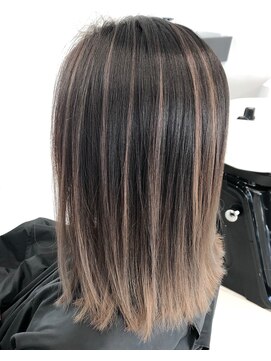 アライブ キチジョウジ(ALIVE Kichijoji) ALIVE吉祥寺 ロブイルミナカラーシースルーカラーヘルシーロング