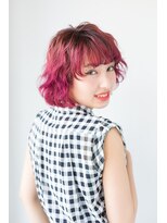 美容室ヘア マックス 鳥取店&nbsp;【美容室へアマックス 釧路】個性的 無造作カール 大人ボブ