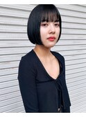 黒髪×ボブ◎杉浦 恵
