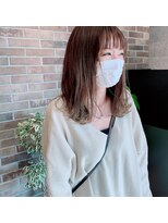 デルタ(Delta)&nbsp;【Delta 】シースルーバング×ミディアムボブ