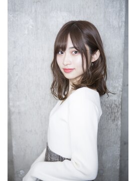 サロンドミルク 原宿(salon de MiLK) 【salon de MiLK 原宿】ブリーチなしWカラー×耳かけショコラ