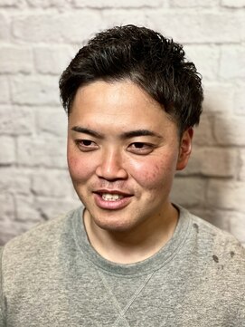 銀座マツナガ 新宿野村ビル店 メンズ、ツーブロックアップバング