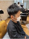 MEN'S HAIR キッズカット×アップバング
