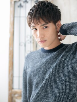 メンズヘア ビーセカンド 草加店(MENS HAIR B-2) 好感度が上がる★束感くせ毛ショートM