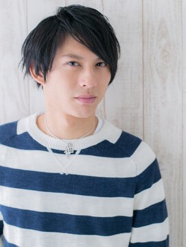 モッズヘア メン 上尾東口店(mod's hair men) ≪mod's men≫ラフフェザー黒髪七三分けスマートマッシュO