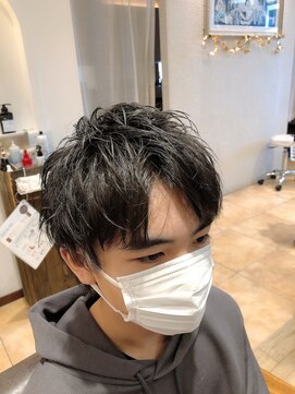 ブランシェ 高蔵寺店(BRANCHE) ☆トレンドヘア☆メンズコンマバング【北川】