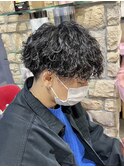 波巻き　刈り上げ　メンズマッシュ【zest吉祥寺 松原可奈】