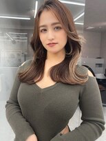 ロンド マーレ 天神大名店(Lond mare) 大人韓国風ヘア 韓国風レイヤースタイル 大人モテ透明感カラー