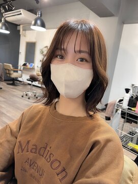 オリジンアド(ORIGIN+) 大人かわいいくびれヘア/milk tea beige