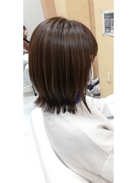 ヘア ポジション HAIR Position 能代北店 白髪ぼかしハイライト