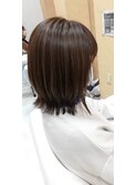 白髪ぼかしハイライト
