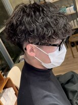 ウェイビーエフティフィフス 横浜西口(WAVEY ft.fifth) 波巻きスパイラルパーマメンズマッシュツーブロックメンズパーマ