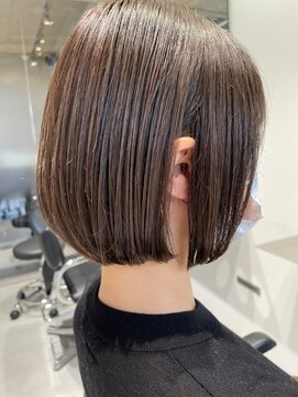 ヴォロ 佐賀(VoLo) 切りっぱなしボブ/美髪/ピンクブラウン[佐賀駅]