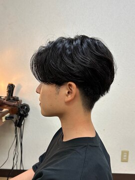 デビュー ヘアーメイク マッシュパーマ/ウルフ/アッシュブラック/カルマパーマ/宜野湾