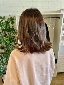 グリーンルームセカンド 結城店(GREEN ROOM. 2nd) シフォンベージュ/髪質改善/縮毛矯正/結城/小山/ボブ