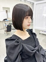 キートス 高知店(kiitos)&nbsp;顎下ボブ/丸みボブ/深みグレージュ