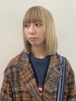 ショートカットタッセルボブミディアムボブ長めボブダブルカラー