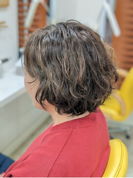 ヒデ美容室 ゆるふわパーマヘア