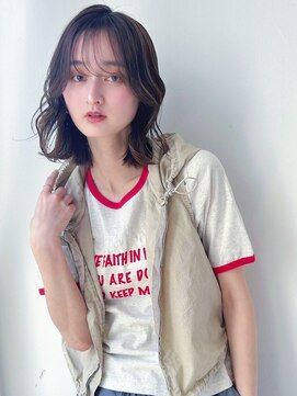 ホフ 大阪心斎橋店(F.O.F) グレージュベージュショートボブショートレイヤーブリーチ学割