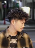 メンズカットメンズパーマニュアンスパーマフェードカット[立川]