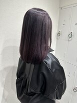 ウニレ バイ センス(unire by sense)&nbsp;【ブリーチ１回】1ブリーチで出来る艶感ラベンダーカラー