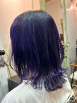 キミ(kimi) 【kimi自由が丘】ディープラベンダー × ウルフカット