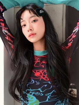 アンジェリカ 尼崎店(ANGELICA) ANGELICA 韓国 アッシュブラック 透明感カラー