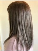 30代40代髪質改善ココアブラウン艶感ストレート透明感赤み消し