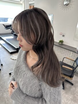 カラ ヘアーサロン(Kala Hair Salon) ハイライトバレイヤージュダブルカラーケアブリーチ20代30代