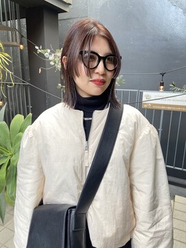 パープル(PURPLE) レイヤーカット/ステップカット/ボブ/イルミナカラー