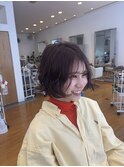 ショートボブ×パーマ