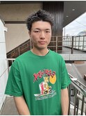 スパイキーショート メンズショート メンズカット 眉毛