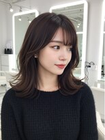 グルグル 本八幡店(GULGUL) 本八幡/ミディアム/顔周り/レイヤーカット/ブリーチなしカラー