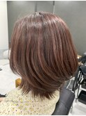 ミディアムレイヤー×ベリーピンク