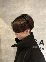 エクシア 三宮(EXCIA)&nbsp;センターパート/曲がる宿毛矯正/メンズカット/韓国ヘア