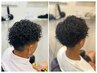【メンズリピートNO.3】デザインパーマ+メンズデザインカット＋眉カット