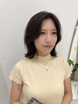 ジーナ 福岡天神(Zina) 大人ボブ×マロンブラウン(Zina福岡天神)