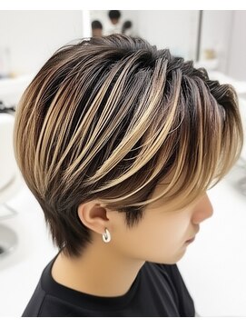 バース 梅田中崎町店(BIRTH) ハイライトバレイヤージュミルクティーカラー