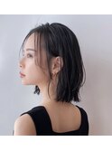 ミディアムボブ×アイロン仕上げ(小山市/小山市美容室/小山駅)