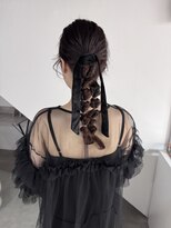 シアー(siar)&nbsp;お呼ばれヘアー　結婚式　ヘアセット　ヘアアレンジ　カチモリ