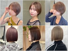 ダブルカラーやインナーカラー、イヤリングカラー等カラーも得意