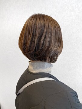 アン 流山おおたかの森コトエ店(un) ◆似合わせカット【大人ガーリー・ショートボブ】ダークアッシュ